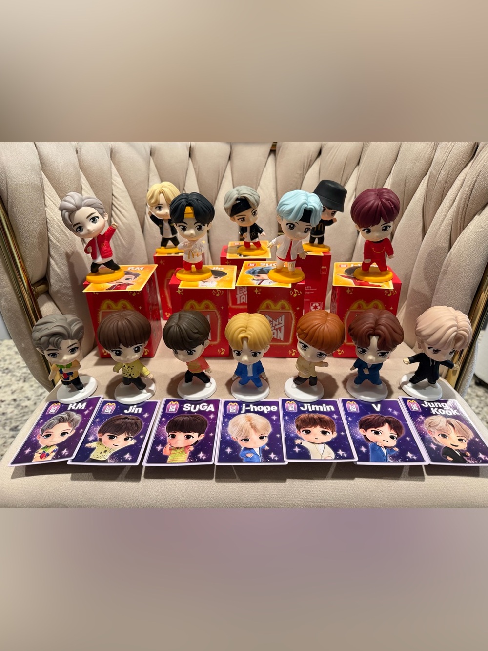 McDonald's 2025 TinyTAN BTS Happy Meal Toys. Complete Set. All 14. Unopened